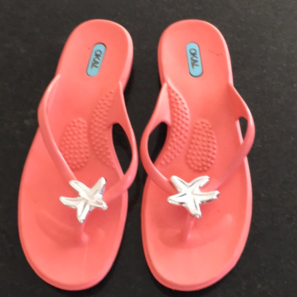 OKA b coral Sandals with Starfish ML